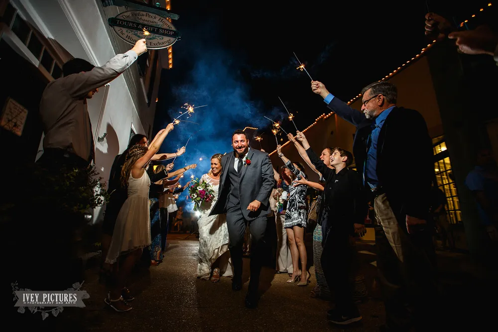 Two women taking a tour