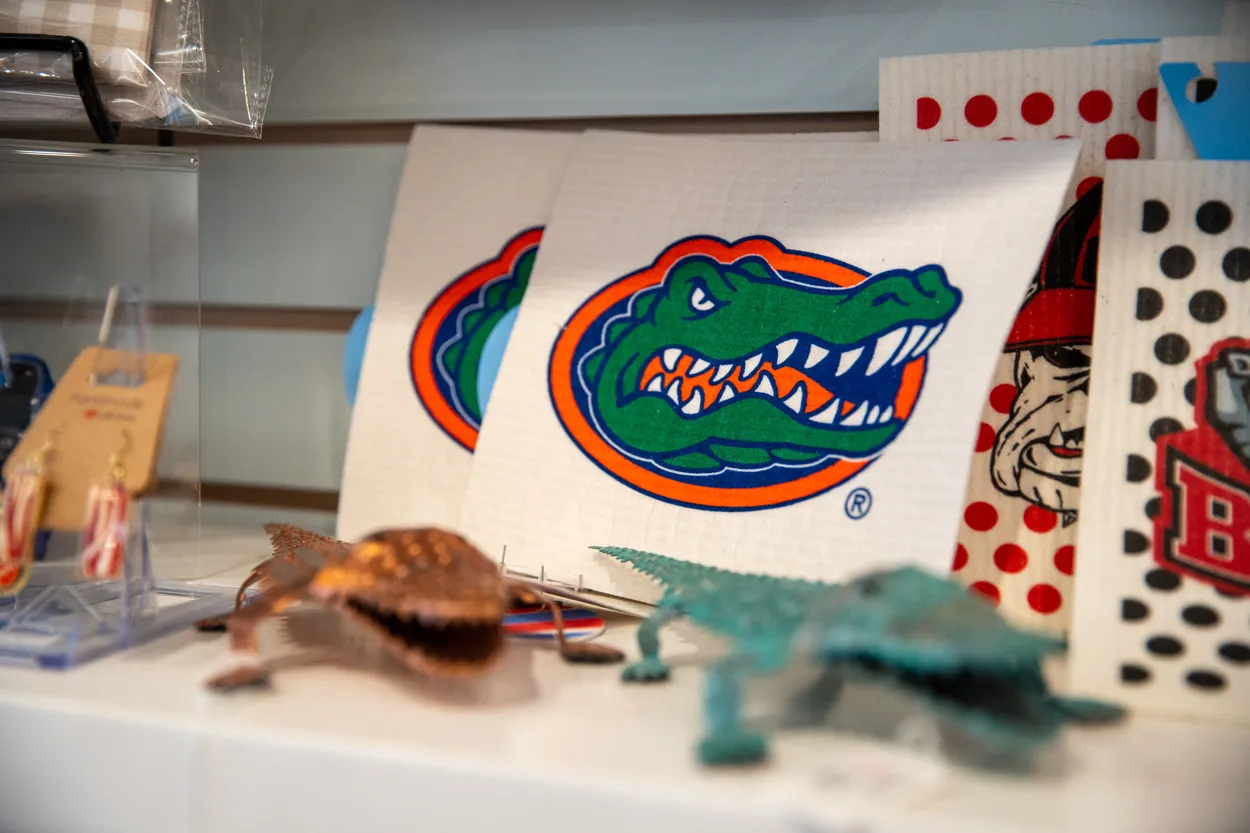 Two women taking a tour