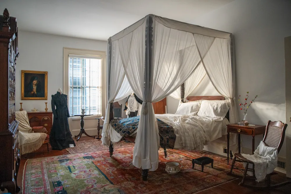 Two women taking a tour